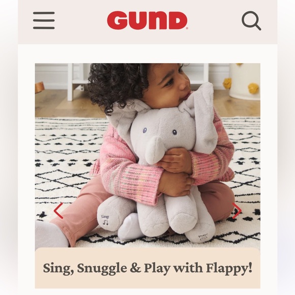 Gund Flappy the Elephant - Picture 3 of 10